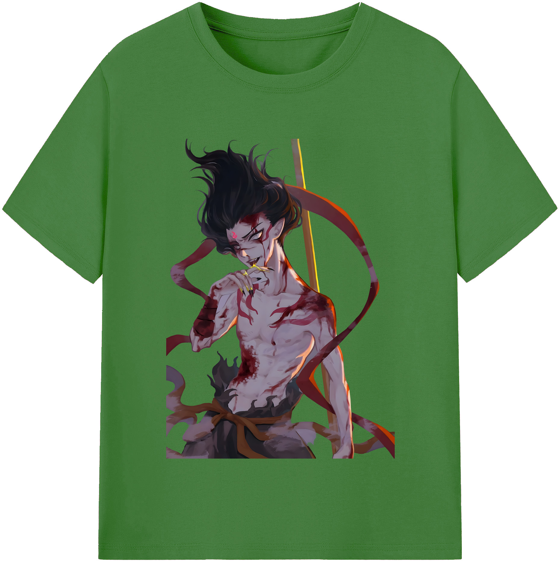 （画像用） Ne Zha 2 ナタ 魔童の大暴れ レディースカジュアルプリントTシャツ（綿100％）